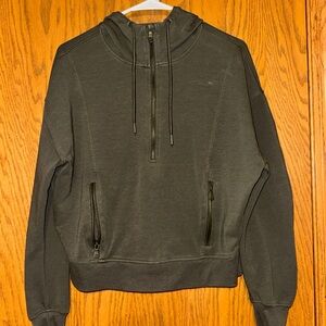 Old Navy Dark Green Quarter-Zip Sweater